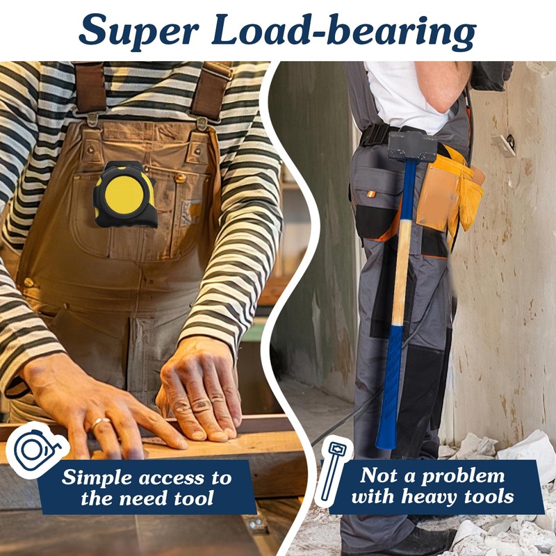 Magnetic Tool Holder & Tape Measure Holder, Magnet Belt Clip