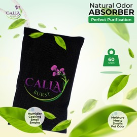 Charcoal Odor Absorber bag (4 Pack - 60 Gram with Hanger)