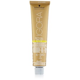 Schwarzkopf IGORA Royal Absolutes Permanent Anti-Age Color Creme 6-850 dunkelblond gold rot, 1er Pack (1 x 60 ml)