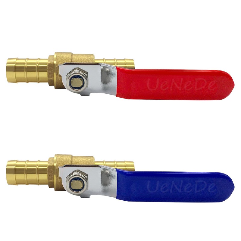 Brass 3/4 Inch PEX Ball Valve, 6PCS