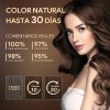 Kaisasa 10pzs Shampoo Con Tinte Cubre Canas Natural Jengibre