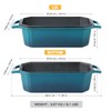 Flavehc Bread Pan Cast Iron Loaf Pan with Lid Bread
