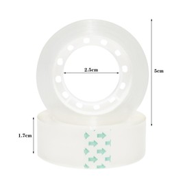 Ykimok 30 Rolls Transparent Clear Tape Refills for Dispenser, Sturdy Tape(Not Easily Tear), 0.7 Inch, 27.3 Yard, Perfect for Office, Home, School