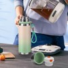 Stainless Steel Flask with Cup 700ml/23.6oz Vacuum Insulated Thermo Bottle