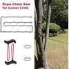High Limb Rope Saw 55 Inch Rope Saw for Tree