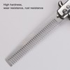 Switchblade Oil Hair Comb Stainless Steel Portable Automatic Spring Folding
