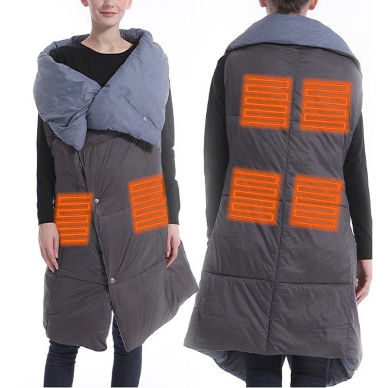 USB Heated Blanket Wearable Heated Blanket Electric Blanket Shawl Shoulder