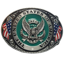 United States America USA 3D Look Belt Buckle Buckle for Belt Buckle Model 143 – SCHNALLE123