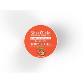 Shea Olein Naturally Essentual Mango & Argan Oil LUXURY BODY BUTTER 12oz