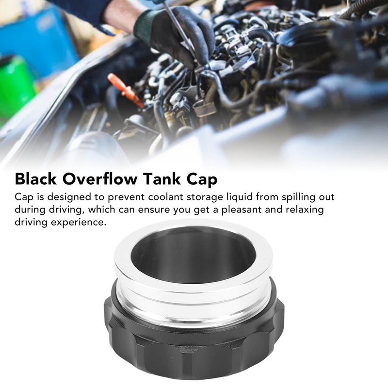 Overflow Coolant Tank Caps 2in 58mm Outer Diameter Polished Surface