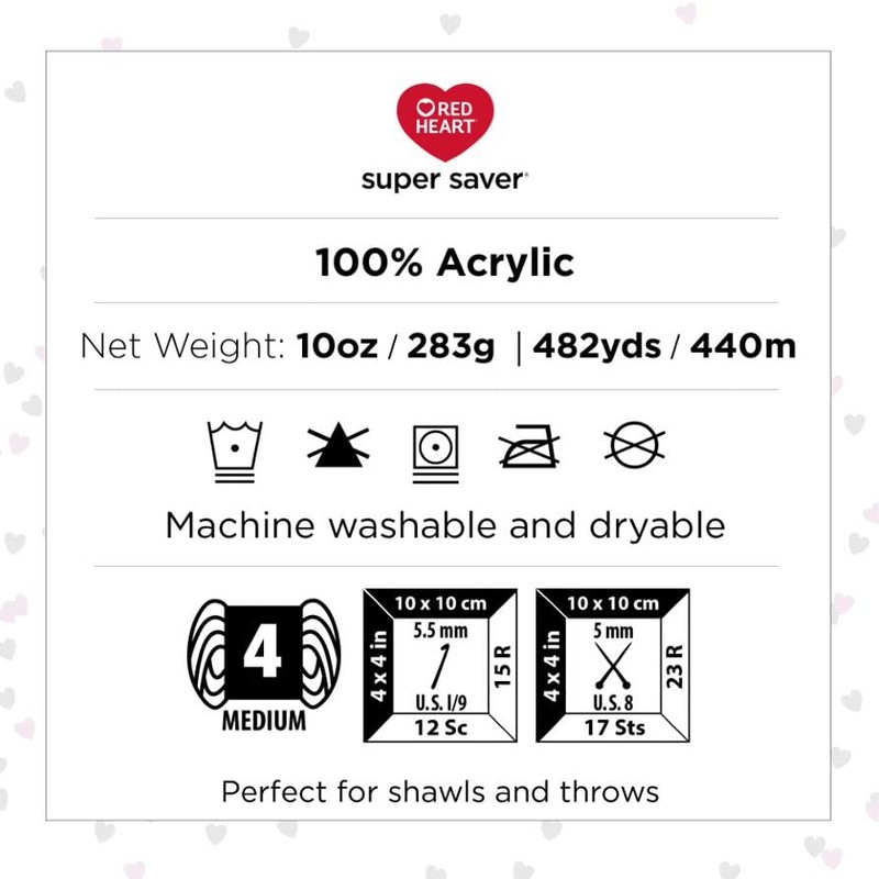 Red Heart Super Saver Ombre Navy Yarn - 2 Pack
