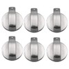 HARLUE 6Pcs Cooker Knobs,6mm Gas Stove Knobs Stove Replacement Metal