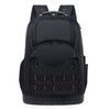 WILAXI PRO Tool Bag Backpack, Heavy Duty Tool Backpack Bag with Waterproof Molded Base, Electrician Work Pack for Hand Tools, Multi Pockets Tool Storage Organizer for Contractor, Plumbers