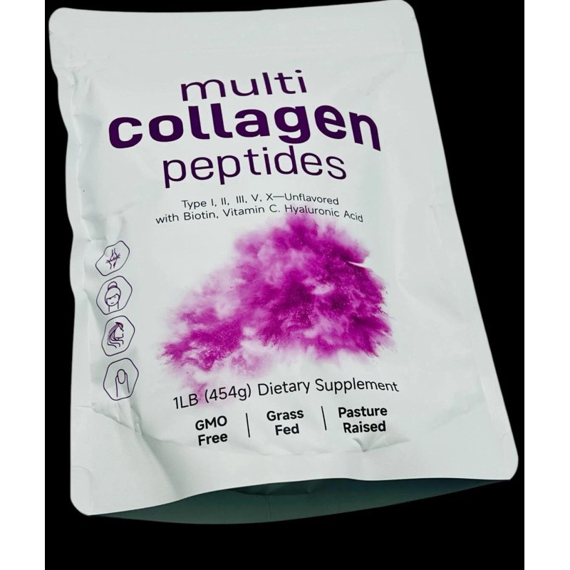 Unbranded Collagen Peptides Powder – Non-GMO, Grass-Fed – Anti-Aging, Wrinkle