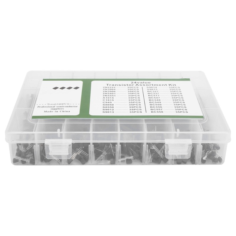 840Pcs Power Transistor Kit Triode Assortment Set Industrial Control Components