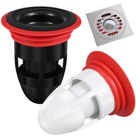 IMIKEYA 2PCS Shower Floor Drain Backflow Preventer Sewer Core Anti-Odor Plug for Kitchen Bathroom 2.56x2.16x1.42inch