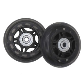 Leen4You Luggage Suitcase Replacement Wheels With Screws Axles Repair Tool for Luggage Suitcase Trolley,Skate Replacement Wheels(Pack of 2)