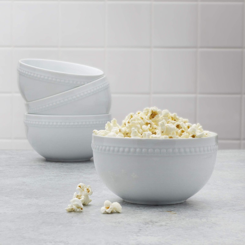 Everyday White by Fitz and Floyd Beaded 26 Ounce Porcelain