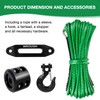 1/4" Synthetic Winch Rope Kit, 1/4 in x 50 Ft