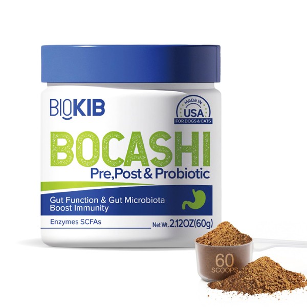 BOCASHI Probiotics for Dogs & Cats, Pet Fermented Nutritional Powder