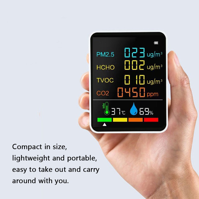 Household Air Quality Detector Multifunctional CO2 Tester with Carbon Dioxide