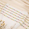 YOUBEIYEE 9.8 Feet Colorful Enamel Butterfly Chain for Jewelry Making