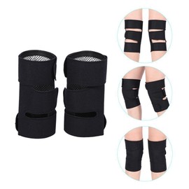Betued 1 Pair Self-Heating Tourmaline Belts Black Tourmaline Belt Knee Pads Knee Brace