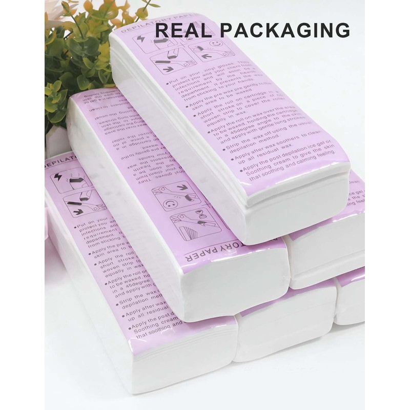 100 Wax Strips, Disposable Professional Hair Removal Tool Hair Removal
