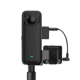 CAPART Mic Adapter Mount with Cold Shoe for Insta360 X4 X3 ONE X2, Mic Mount Cold Shoe Mount