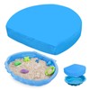LCUHAVA Sandpit Cover Shell Shape 100 x 15 cm Tarpaulin