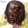 Parcelona French Rake Large Tortoise Shell Cellulose Jaw Hair Claw
