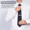 Anseom 6 Pcs Men's Tie Clips Tie Pin Clip Set