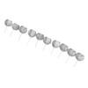 100pcs Fertilizer Mesh Basket Stainless Steel Garden Nutrition Cups Small