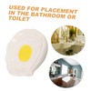 VICASKY Cute Ceramic Soap Dish with Self Draining Design Whimsical