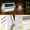 ROSHWEY Solar Lights Outdoor 6 Pack 30 LED Deck Lights