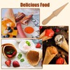 Ooyhool 2Pcs Ice Cream Cone Molds, Reusable wooden Cream Horn