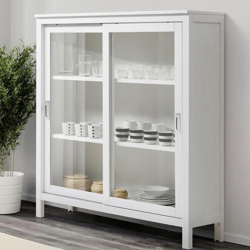 MOROBOR Self-Stick Rectangular Sliding Door Pulls, 2pcs Aluminum Alloy Flush