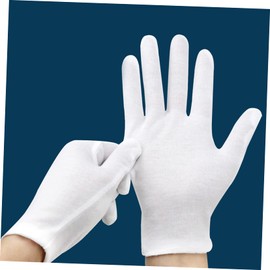 Baluue Gloves for Dry Hands 15 Pairs Cotton Moisturizing Gloves for Boys and Girls Adults Sleep