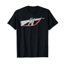 Vintage M16 Rifle US Military T-Shirt