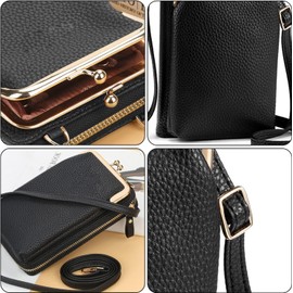 Bolsos de hombro cruzados pequeños para mujer, Mini monederos de PU para fiesta, bolsos cruzados, cartera Convertible, accesorio de viaje esencial a la moda