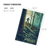 Lantern Press 1000 Piece Jigsaw Puzzle, Wanderer, Bigfoot in Forest