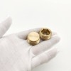 KtbeYTi 4 Pcs Male Thread Brass Internal Hex Head 3/4