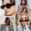 kimorn Rectangle Sunglasses for Women Men Trendy Retro Fashion Sun