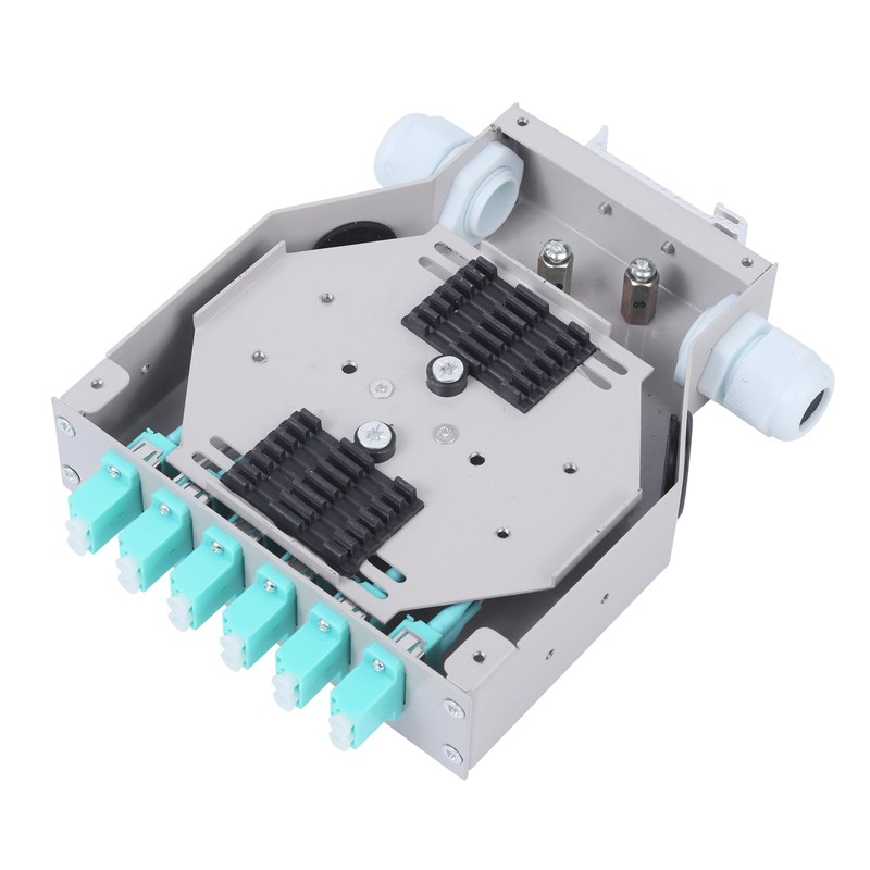 Duogalia LC-OM3 6 Duplex 12 Port DIN Rail Fiber Optic