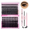 Fadlash Individual Eyelashes Cluster Lashes Kit 0.07 D Curl 8-16mm