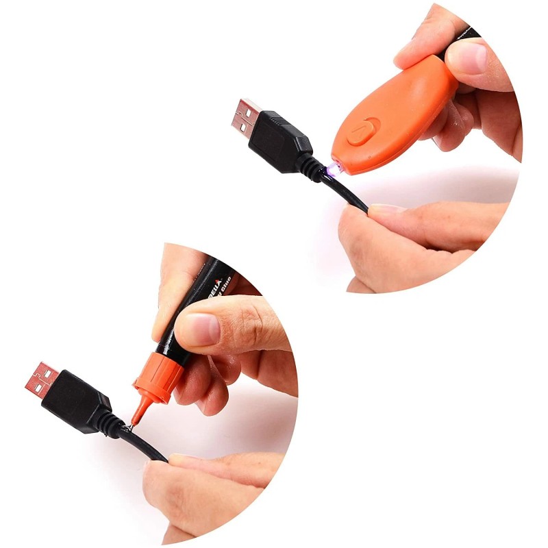 Visbella UV Light Curing Glue Liquid Plastic Welder Adhesive Kit