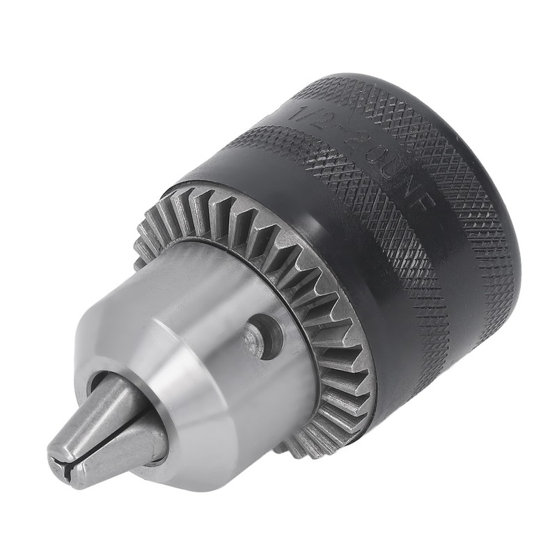 3 Jaw Drill Chuck 1/16‑1/2in with Tightening Key for Impact