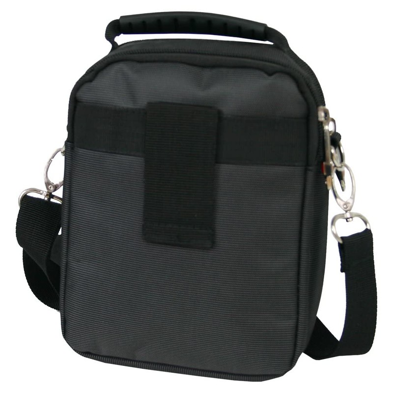 Bag Street International Small Black Shoulder Bag for Men with