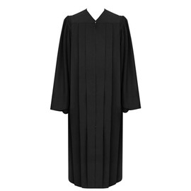 Leishungao Black Classic Judge Robe Height 6'3''-6'5''