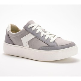 Dr. Scholl's Lace-Up Casual Sneakers - Madison Lace:_Grey_10 Medium